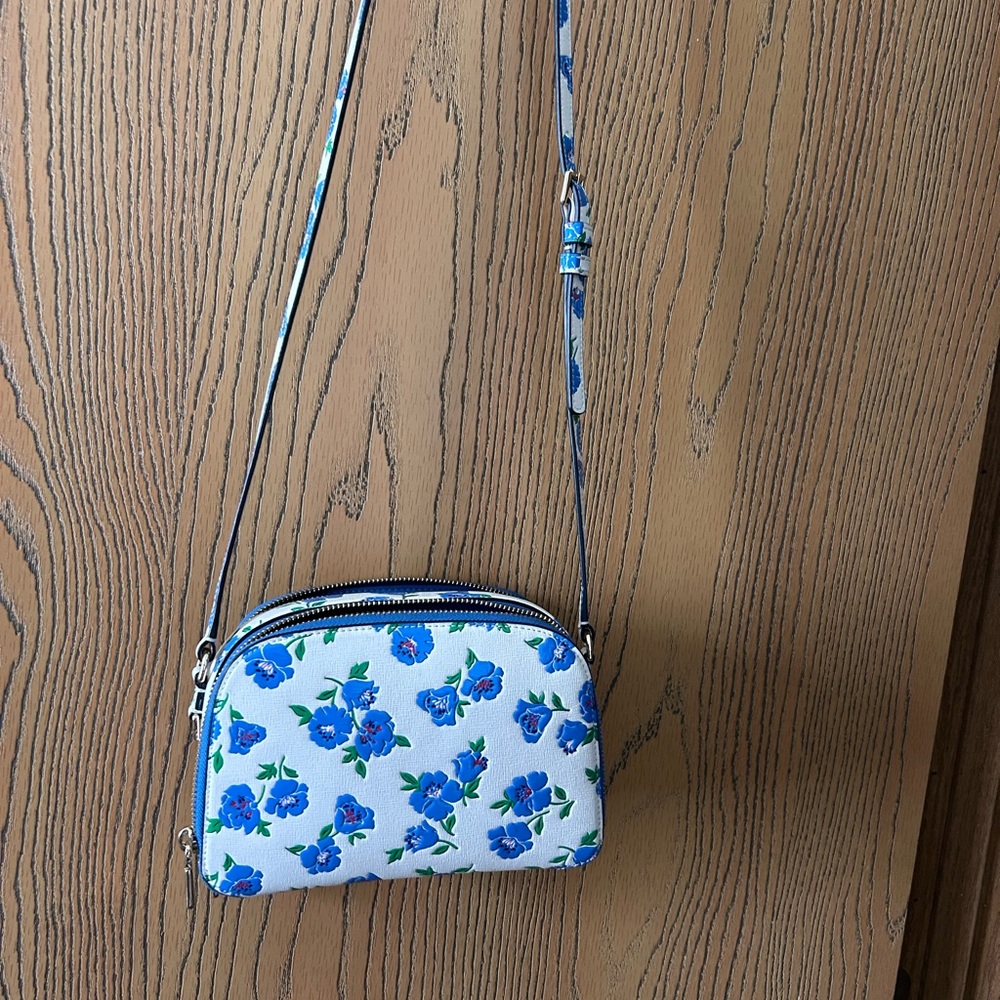 kate spade Devin Springtime Blooms Double Zip Dome Crossbody - Picture 9 of 10